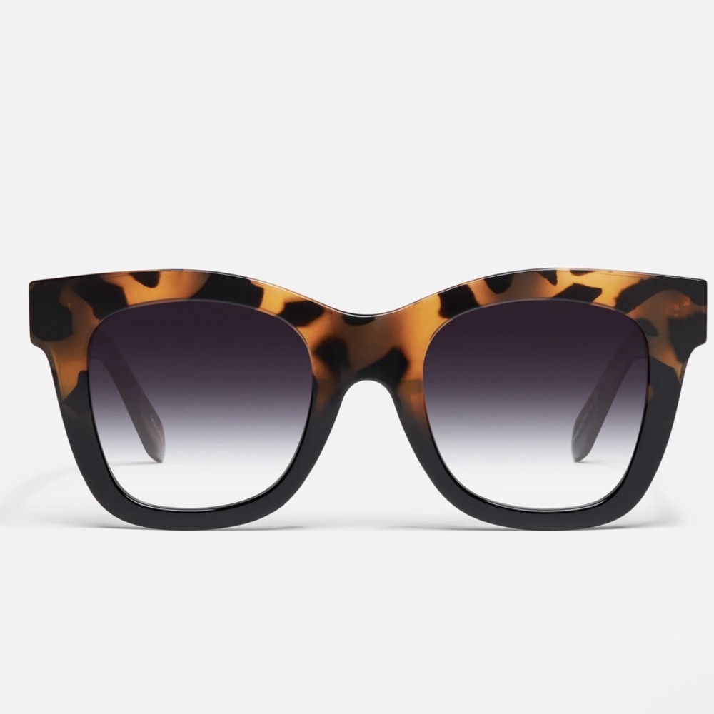QUAY Australia After Hours Tortoise Black Frame / Black Fade Lens Sunglasses